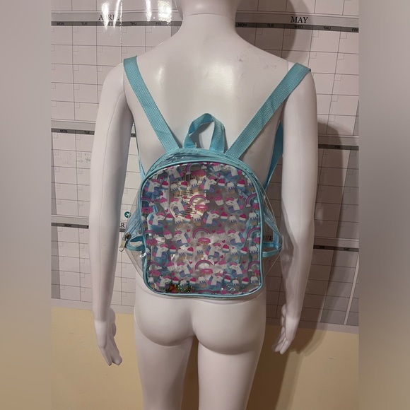 See Through Unicorn 🦄 & Ice Cream 🍦 Cone Fashion Backpack NWT - Picture 4 of 4